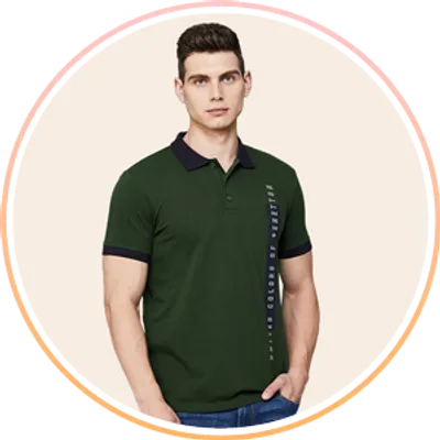 Green T-shirt for Men