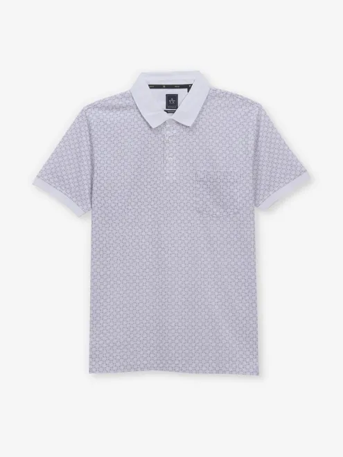 ARROW lavender texture cotton t-shirt