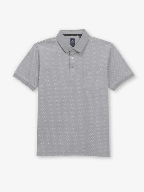 ARROW printed dark grey cotton t-shirt