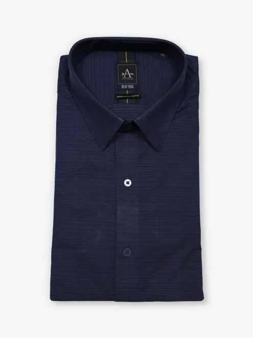 ARROW printed navy cotton shirt