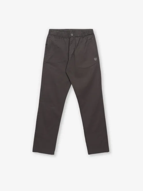 BEEVEE solid olive cotton track pant