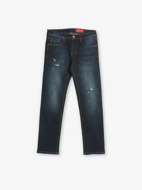 BEING HUMAN black washed jeans