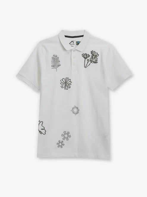 BEING HUMAN cotton white printed t-shirt