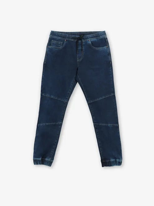 BEING HUMAN denim washed blue jeans