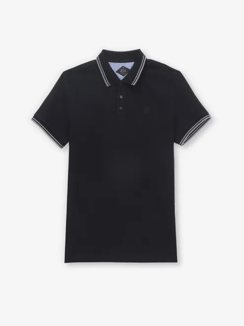 BEING HUMAN plain black cotton t-shirt
