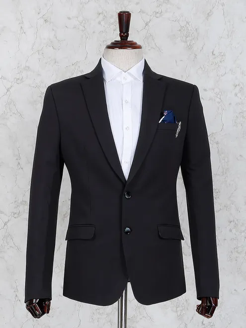Black color two buttoned placket blazer