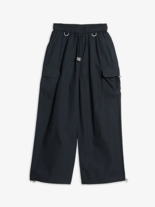 Boom black cotton ankle pant