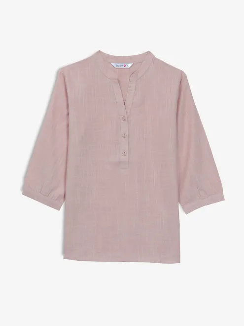 BOOM pink cotton top