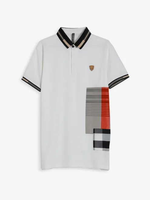Chopstick cream cotton half sleeve t shirt