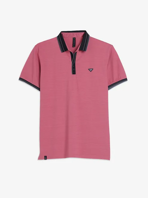 COOKYSS cotton pink plain t-shirt