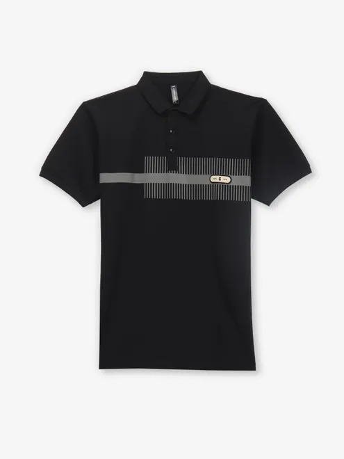 COOKYSS printed black t-shirt in cotton