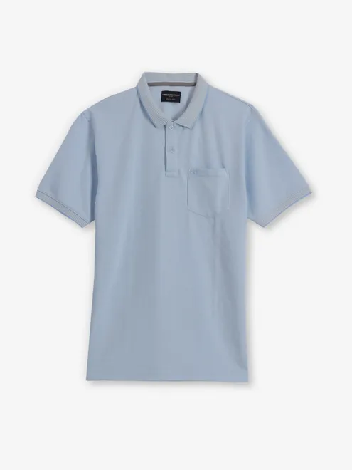 CRIMSOUNE CLUB ice blue plain t-shirt