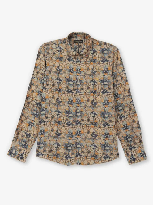 CRIMSOUNE CLUB multicolor cotton shirt