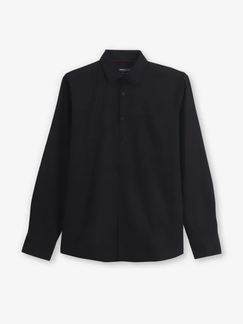 CRIMSOUNE CLUB plain black shirt