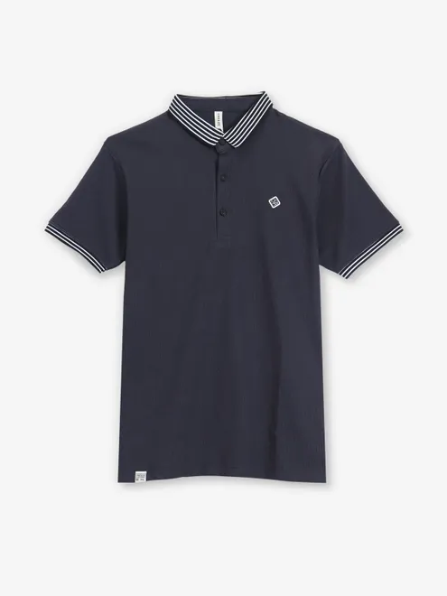 FREEZE palin navy cotton polo t-shirt