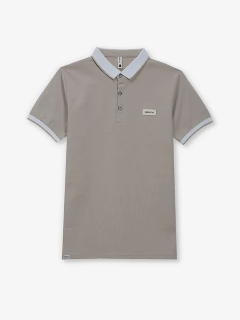 FREEZE plain beige cotton half sleeve t-shirt
