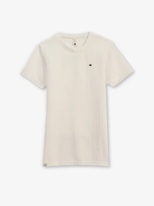FREEZE plain white cotton t-shirt