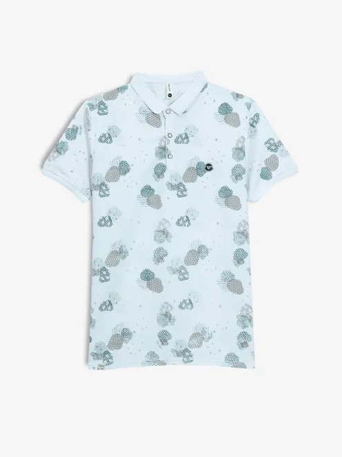 FREEZE white cotton casual printed t-shirt
