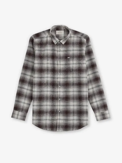 GIANTI checks wine cotton shirt