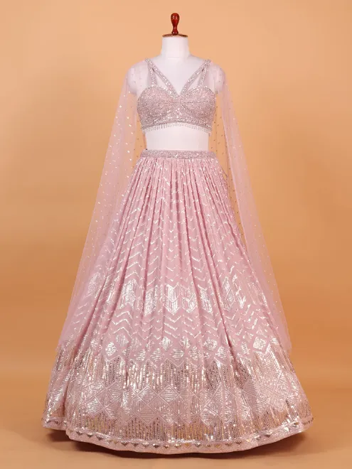 Gorgeous baby pink lehenga choli