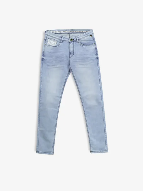 GS78 light blue washed casual jeans