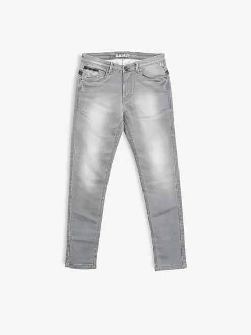 GS78 washed light grey jeans