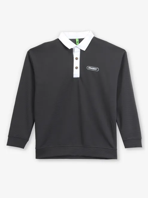 HYBRID black cotton full sleeve t-shirt