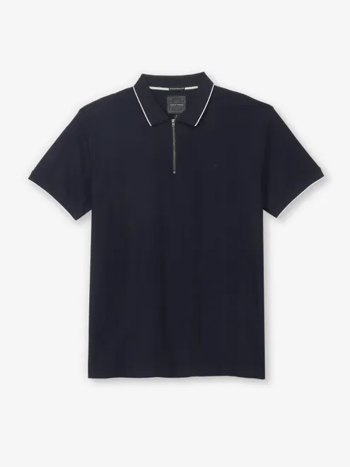 INDIAN TERRAIN dark navy plain cotton t-shirt