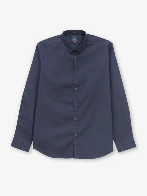 INDIAN TERRAIN plan navy cotton shirt