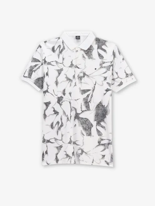 INSTINTO printed white and grey t-shirt