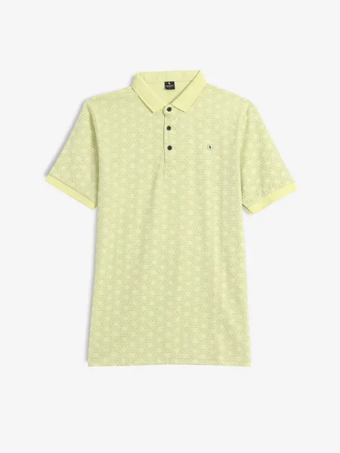 INSTINTO yellow printed t-shirt