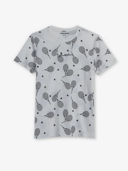 JACK & JONES printed white t-shirt in cotton
