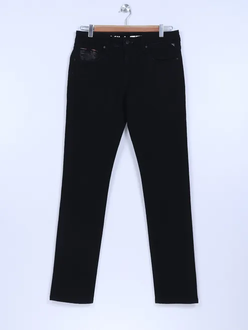 Killer black solid slim fit jeans