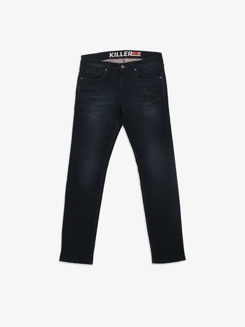 KILLER dark blue slim fit denim jeans