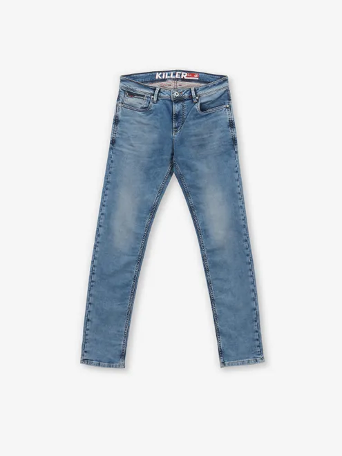 KILLER light blue washed denim jeans