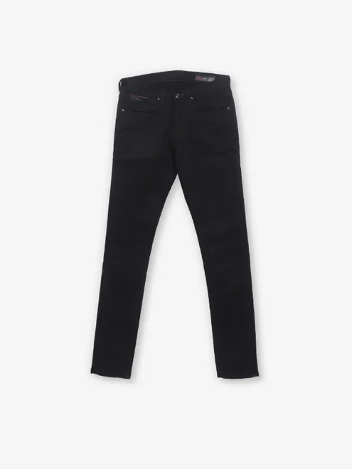 KILLER solid black jeans in denim