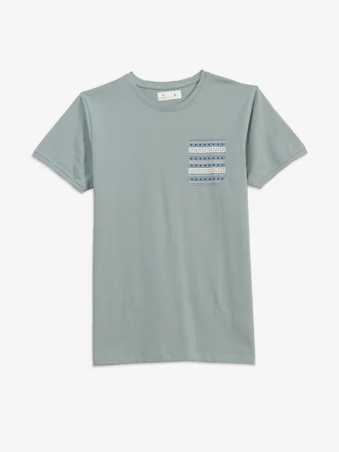 KUCHKUCH light green cotton t-shirt
