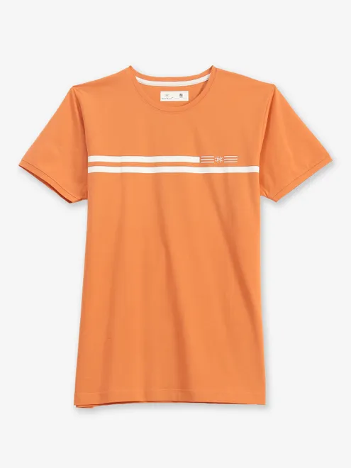 KUCHKUCH orange cotton t-shirt