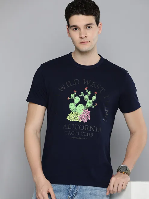 Levis printed navy half sleeve t-shirt