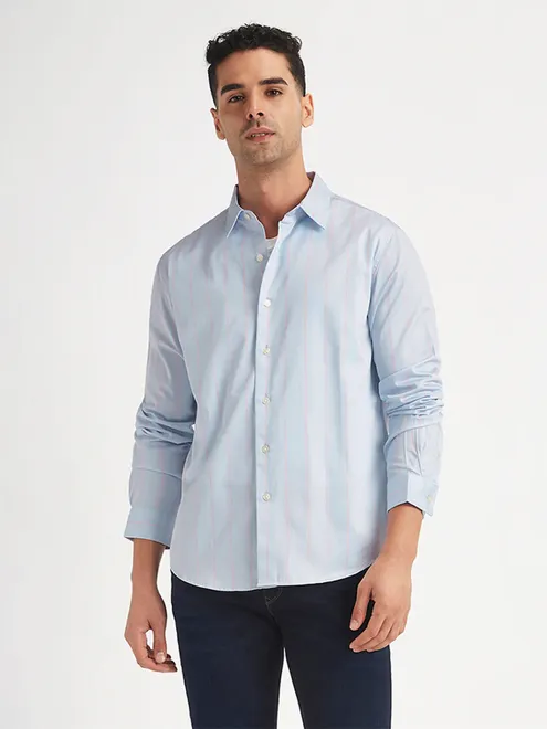 LEVIS sky blue cotton shirt
