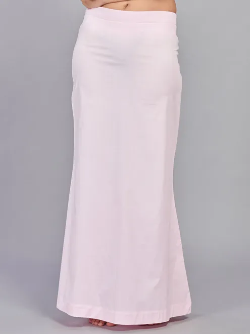 Light pink lycra cotton saree shaper