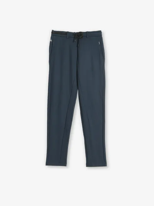 MAML teal blue solid cotton track pant
