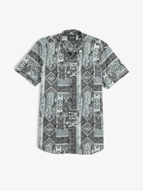 KILLER printed grey cotton shirt
