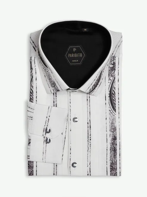 Paribito cotton white shirt