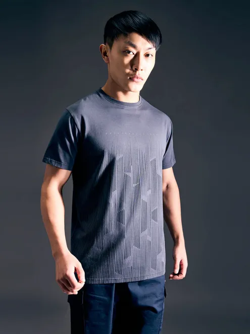 PEPE cotton dark grey t-shirt for men