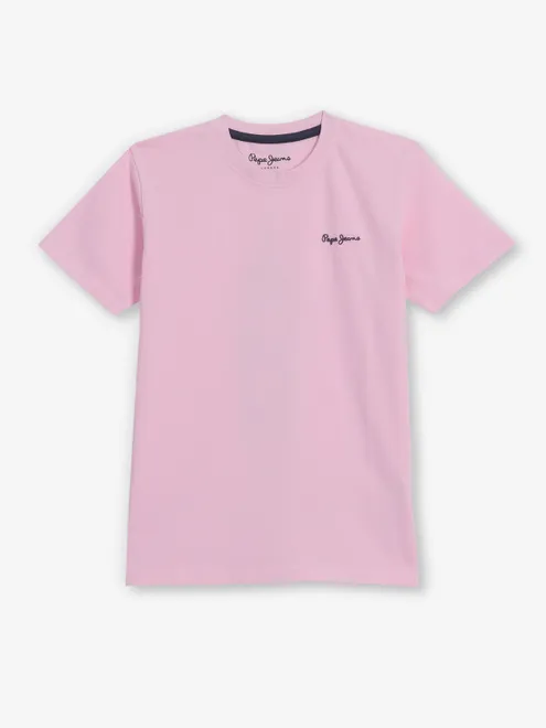 PEPE JEANS cotton light pink t-shirt