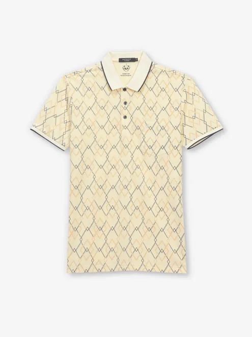PSOULZ lime yellow cotton t-shirt