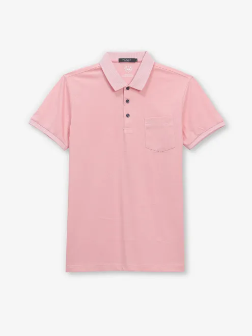 PSOULZ peach slim fit t-shirt