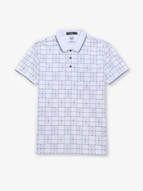 PSOULZ printed white cotton t-shirt