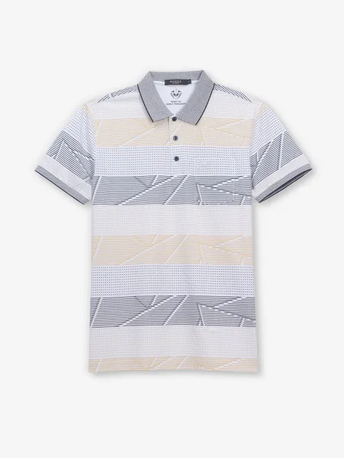 PSOULZ white cotton slim fit t-shirt